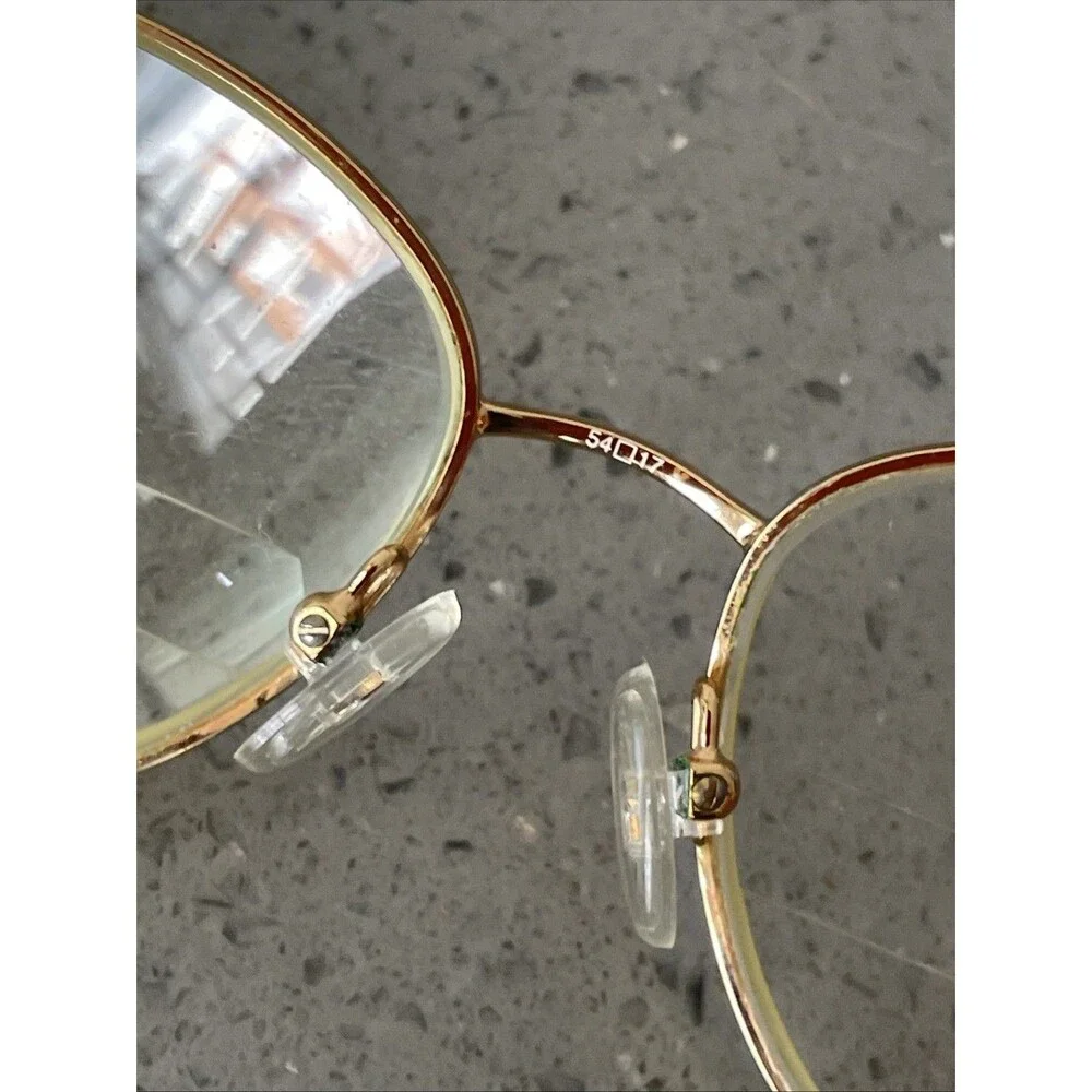 Reflexions Eyeglasses FRAMES ONLY 302 Brown 54-17-130 Full rim gold tortoise